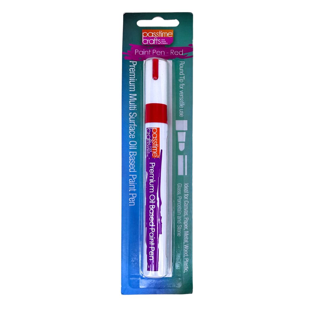 Paint Pen M/Surface Oil Base Red-P
