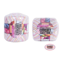 Crochet Cotton 50g Candy Floss
