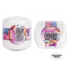 Crochet Cotton 50g Corinthian Cream