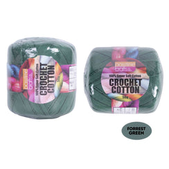 Crochet Cotton 50g Forrest Green
