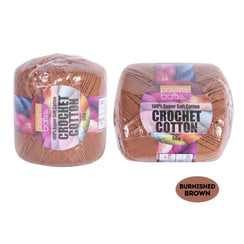 Crochet Cotton 50g Burnished Brown