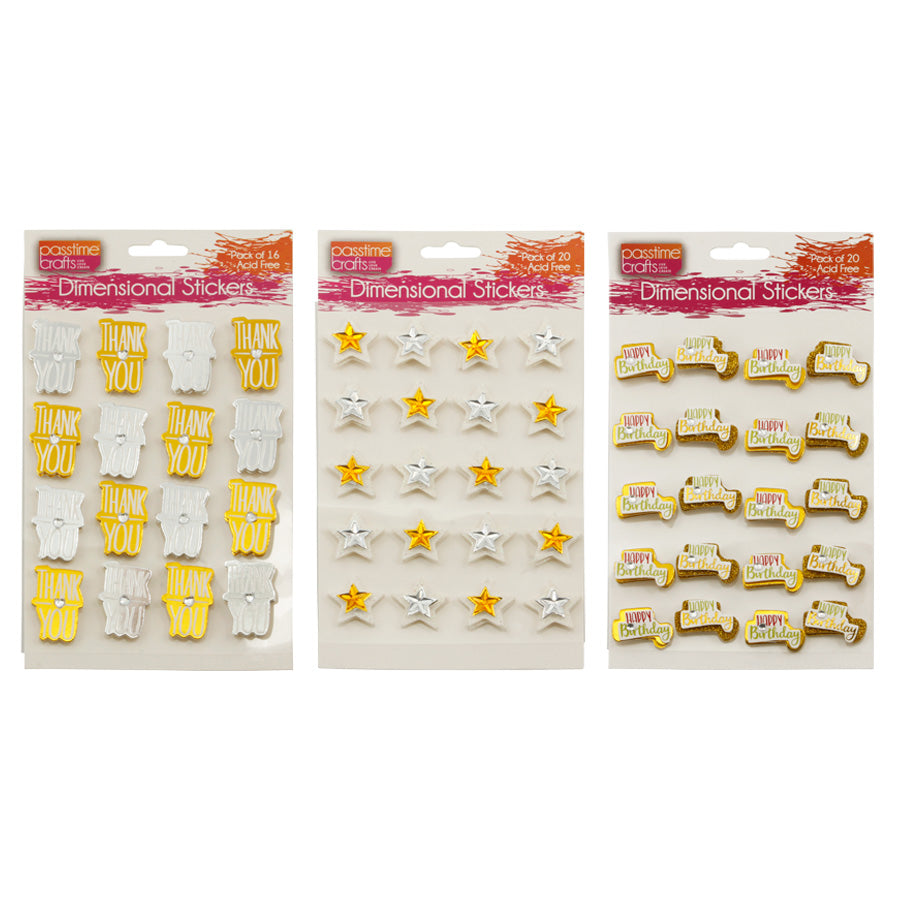 Petites Dimensional Star/Thnk/Bday-P