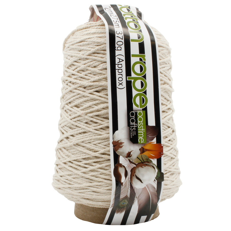 Cotton Rope Spool 370g 2mmx275m