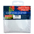 Canvas Padded Panel 10x10cm Pkt 2-P