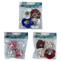 Flowers Victorian W/Glitter Pkt 4-P