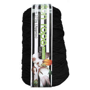 Cotton/R/Col Rope 2mmx275m-Black-D