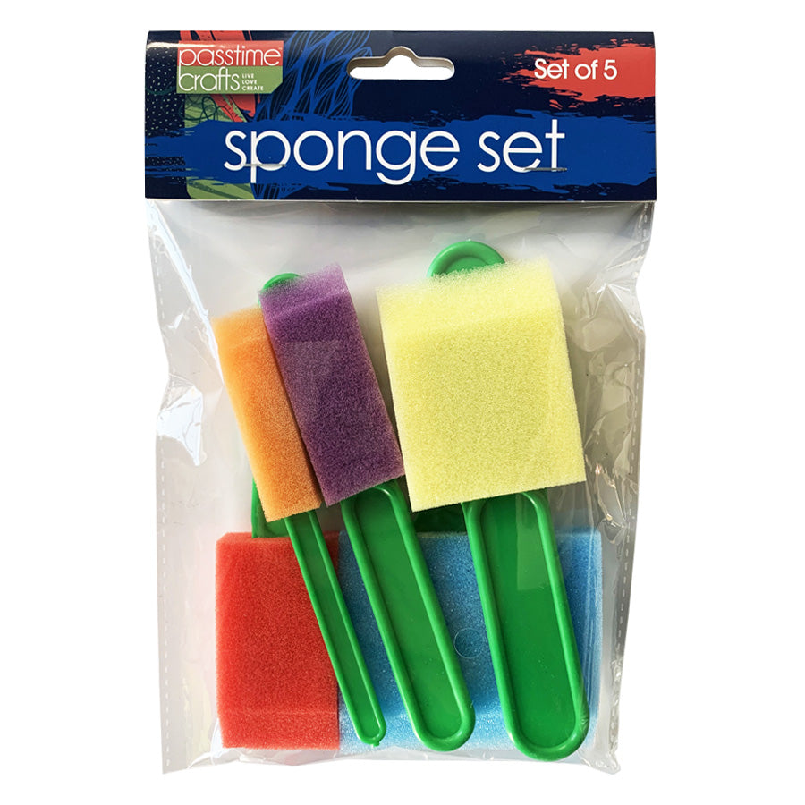 Art Sponge Brush  Kids Set 5