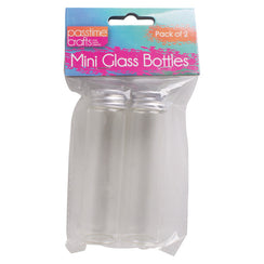 Craft Mini Bottles Pkt 2/10cm M/Lid