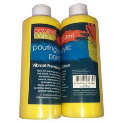 Pouring Paint Acrylic 250ml-Yellow-P