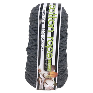 Cotton/R/Col Rope 4mmx72m-Grey-D