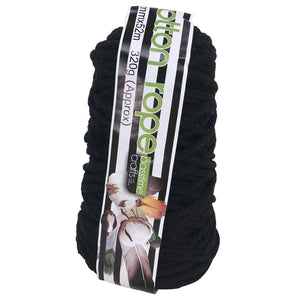 Cotton/R/Col Rope 5mmx52m-Black-D