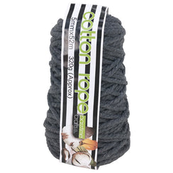 Cotton/R/Col Rope 5mmx52m-Grey-P