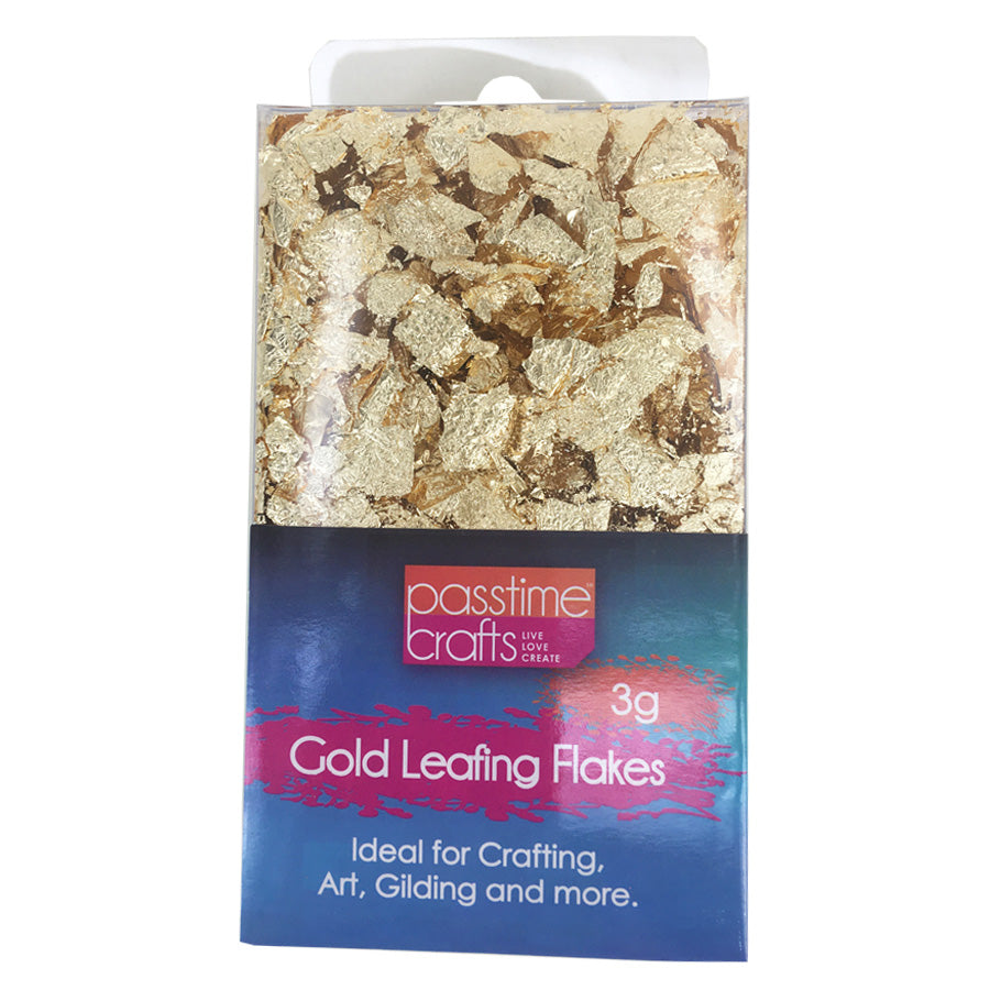 Foil Leafing Flakes 3g Gold