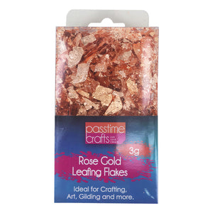 Foil Leafing Flakes 3g Rose Gold-D