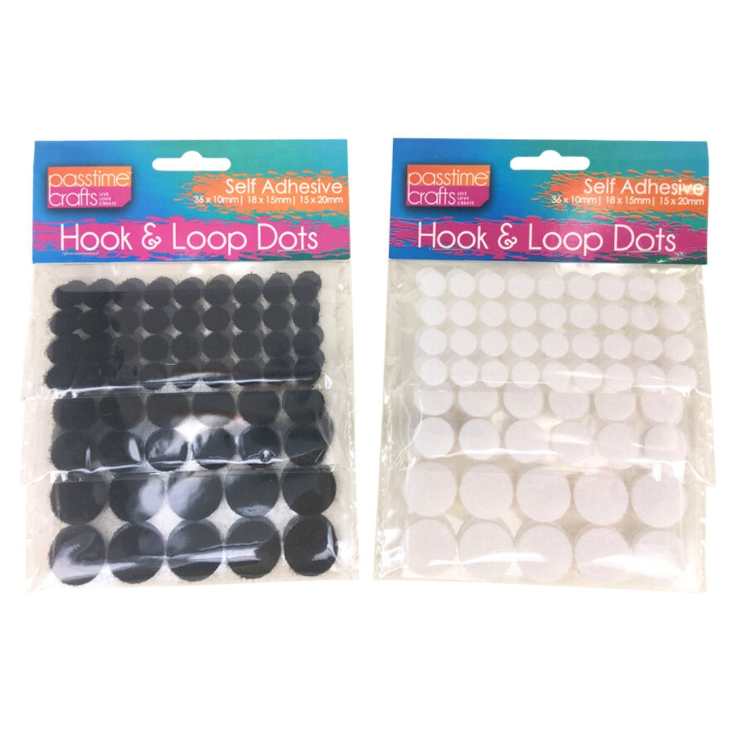 Hook & Loop S/Adhes Mega Pack 3 Sizes