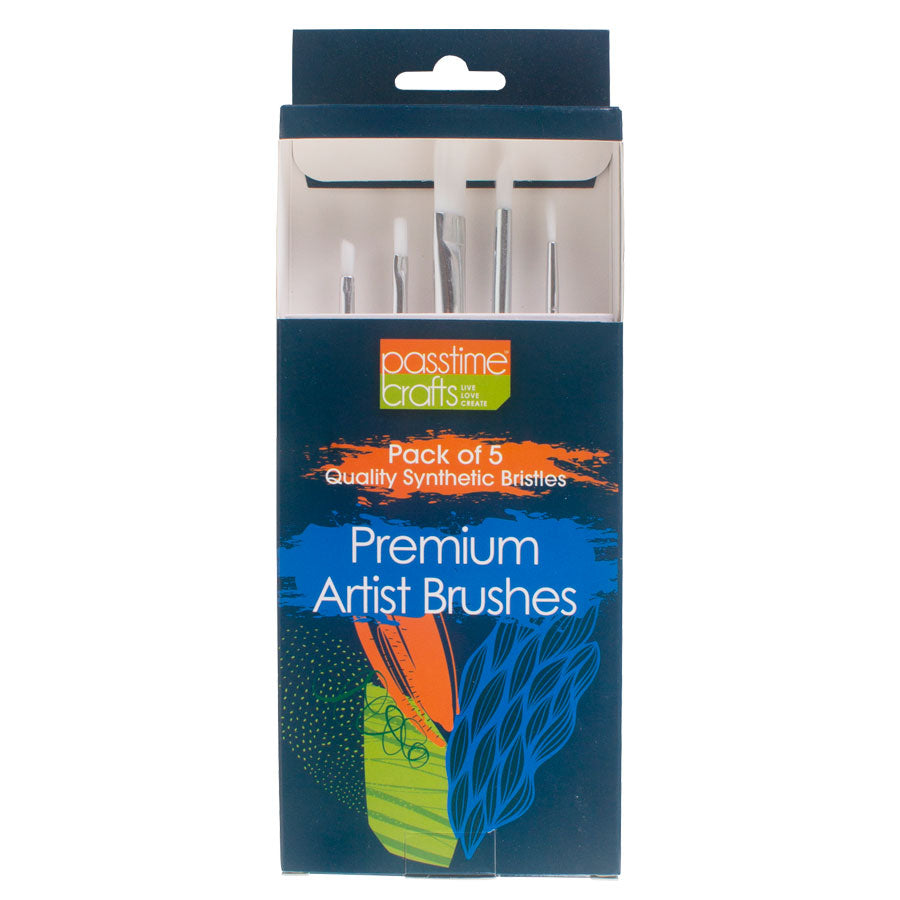 Artist Brush S/5 Syn/Bristle Premium-P