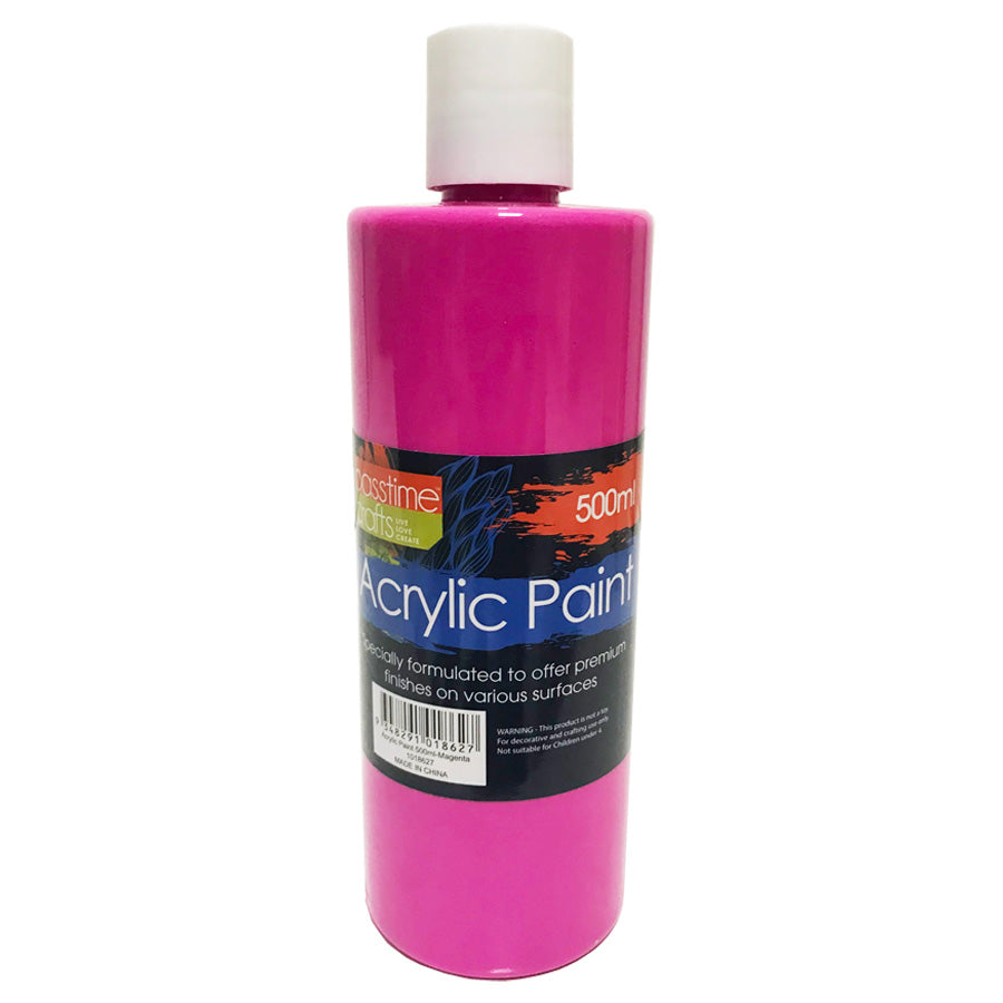 Acrylic Paint 500ml-Magenta