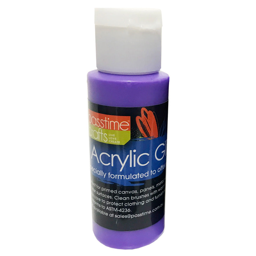 Acrylic Glitter Paint 59ml-Purple-P