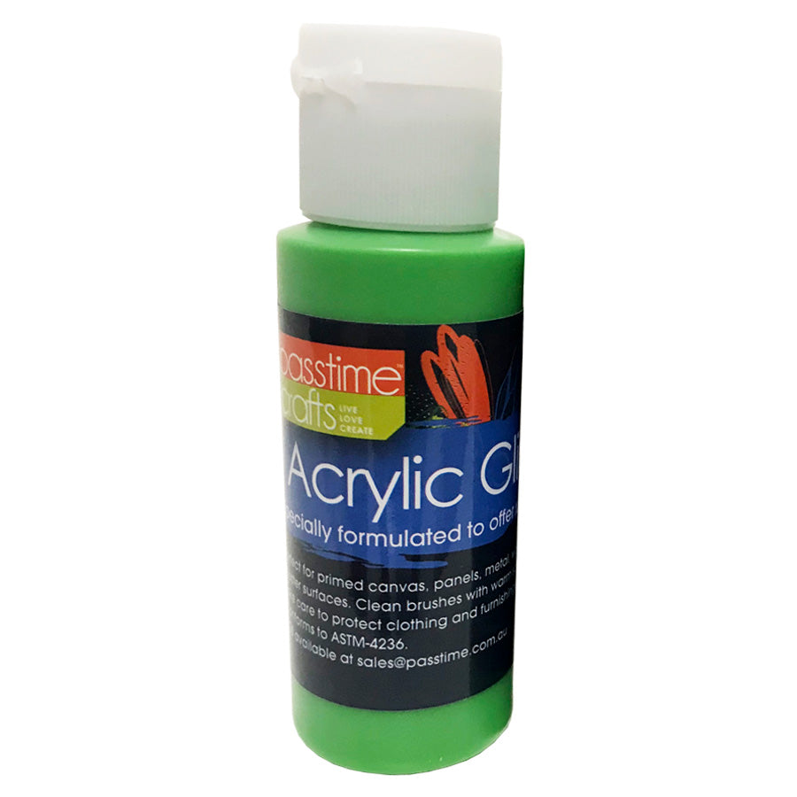 Acrylic Glitter Paint 59ml-Light Green-P