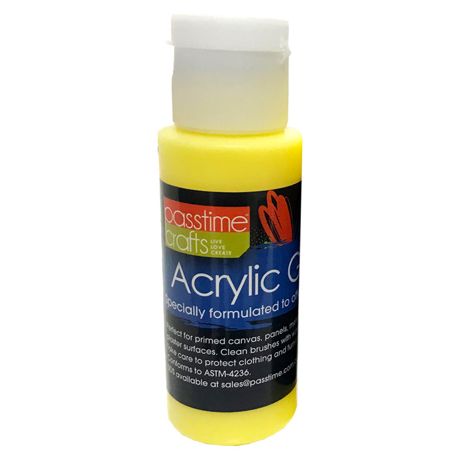 Acrylic Glitter Paint 59ml-Yellow-P