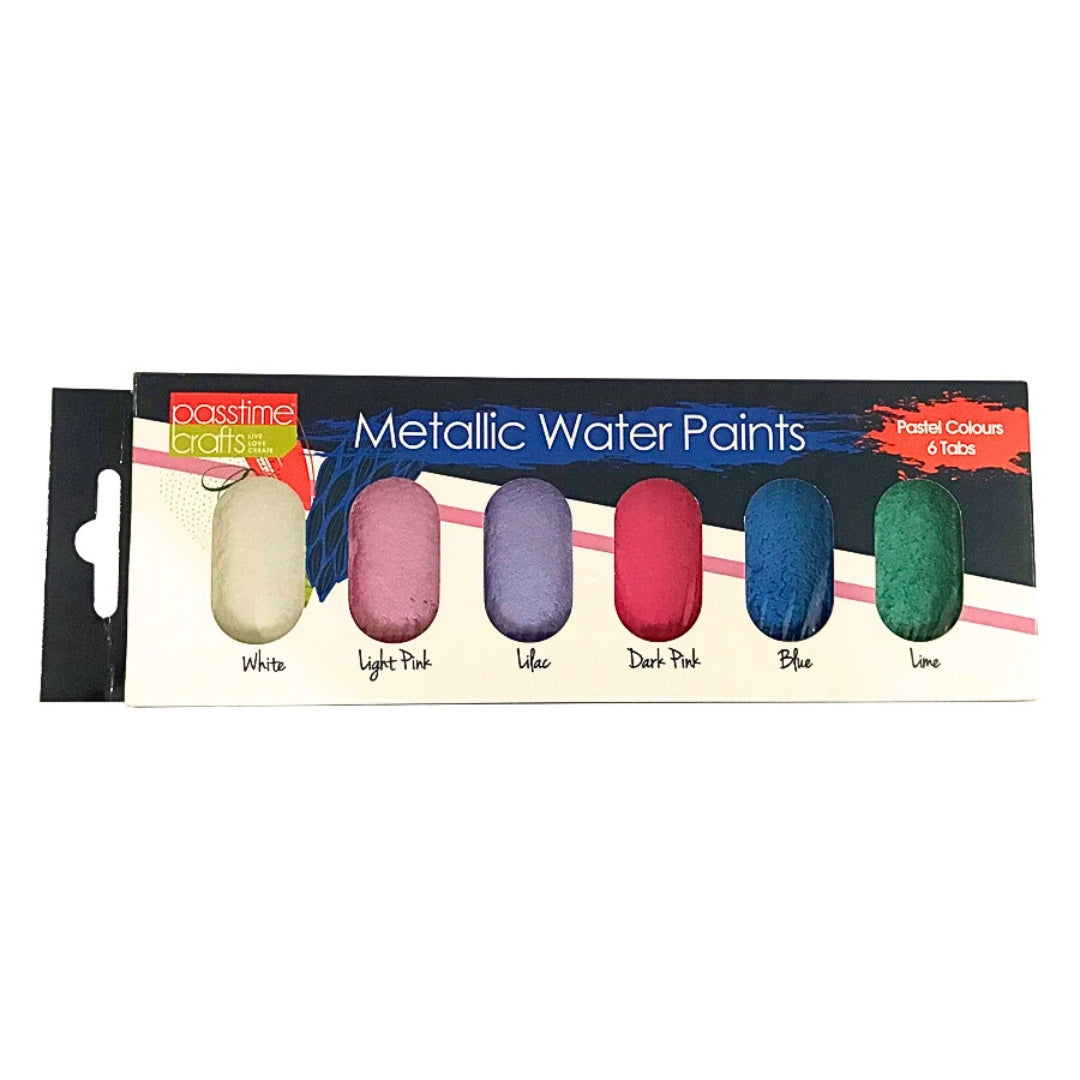 Premium W/Colour Tray - Pastel 6 Tab