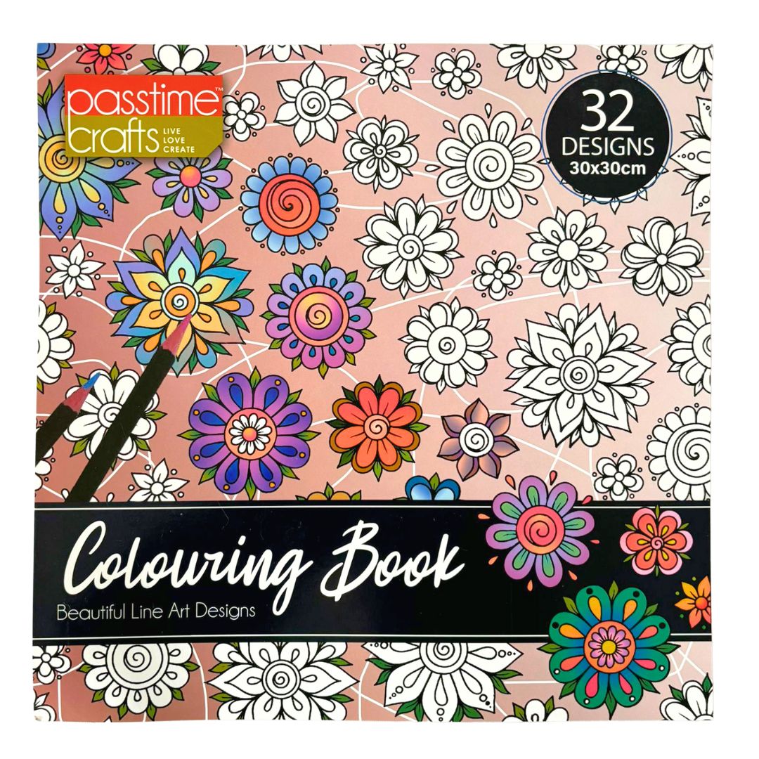 Artist Colouring Book 30x30cm-32 Des