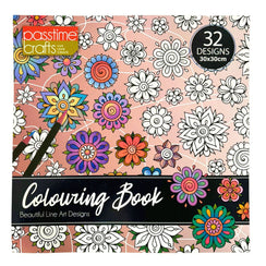 Artist Colouring Book 30x30cm-32 Des