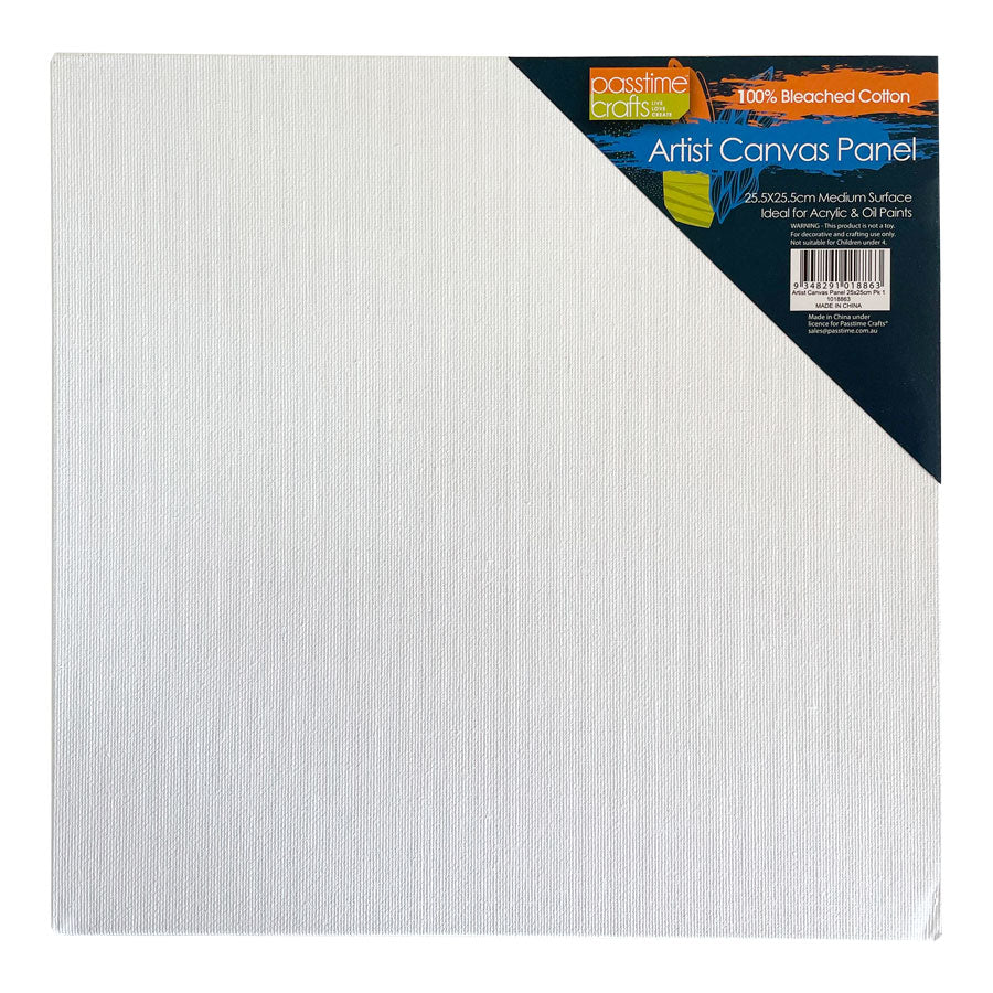 Artist Canvas Panel Pk 1 25x25cm