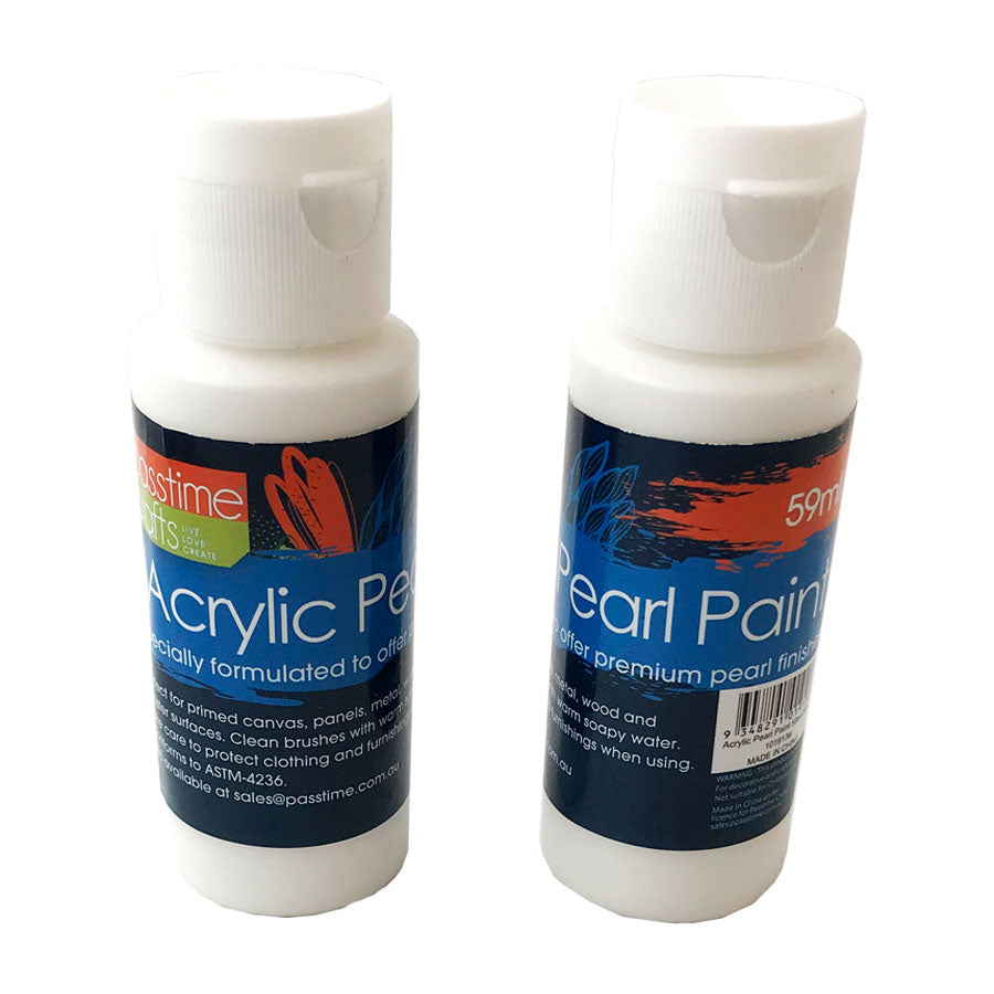 Acrylic Pearl Paint 59ml-White-P