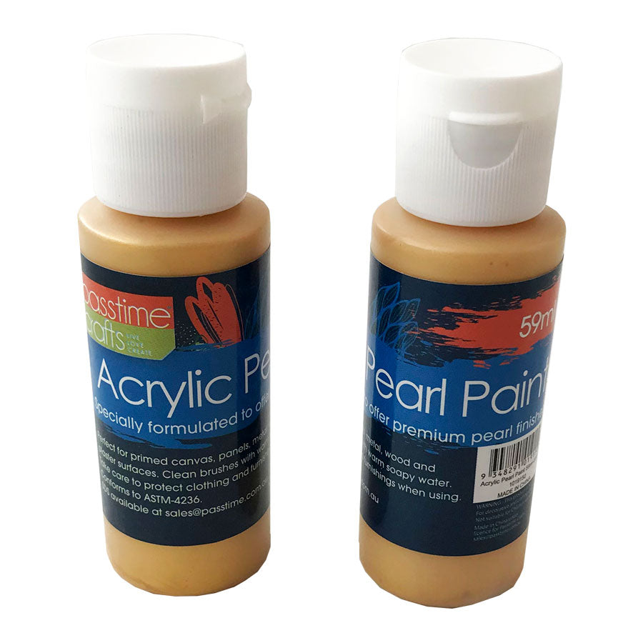 Acrylic Pearl Paint 59ml-Gold-P