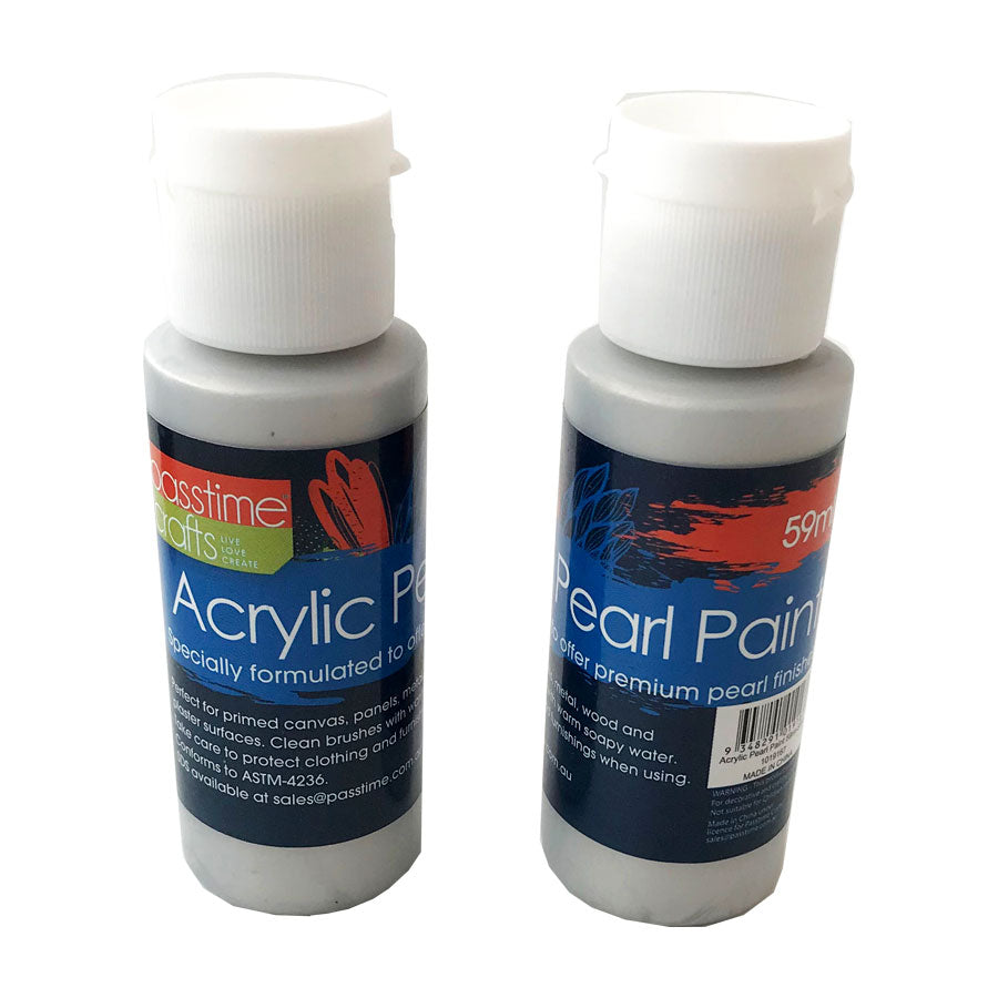 Acrylic Pearl Paint 59ml-Silver-P