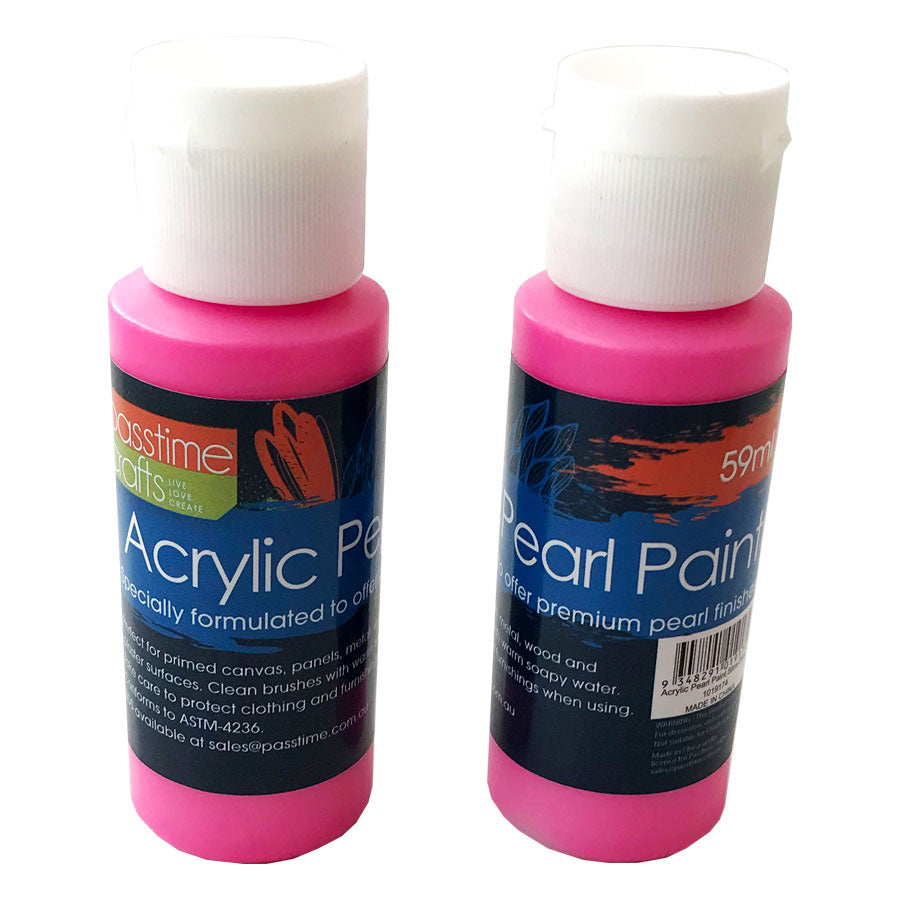 Acrylic Pearl Paint 59ml-Pink-P