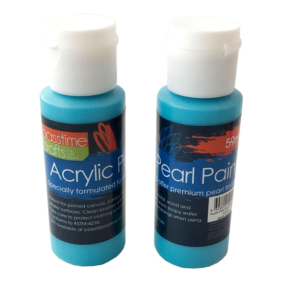 Acrylic Pearl Paint 59ml-Blue-P
