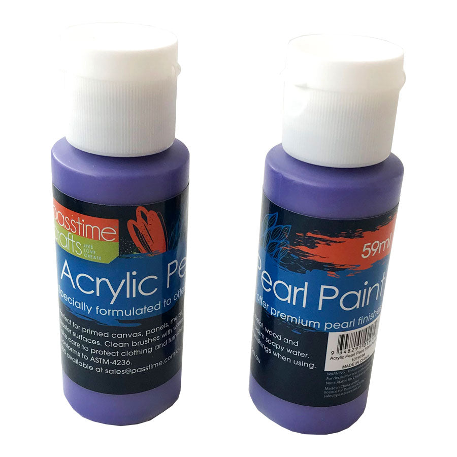 Acrylic Pearl Paint 59ml-Purple-P