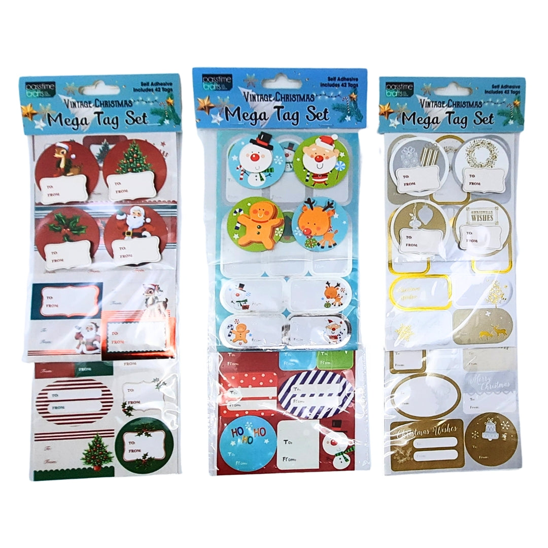 Xmas Tag/Sticker Multi Pack 36cm