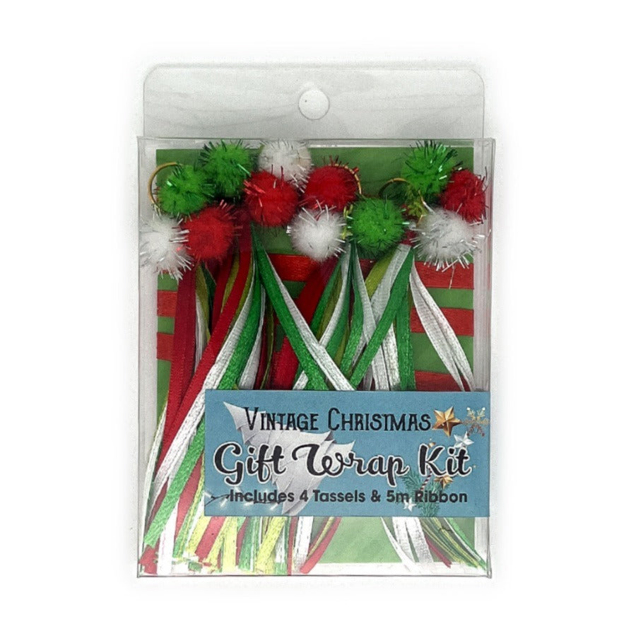 Xmas Mini Gift Wrap Kit 5Pc