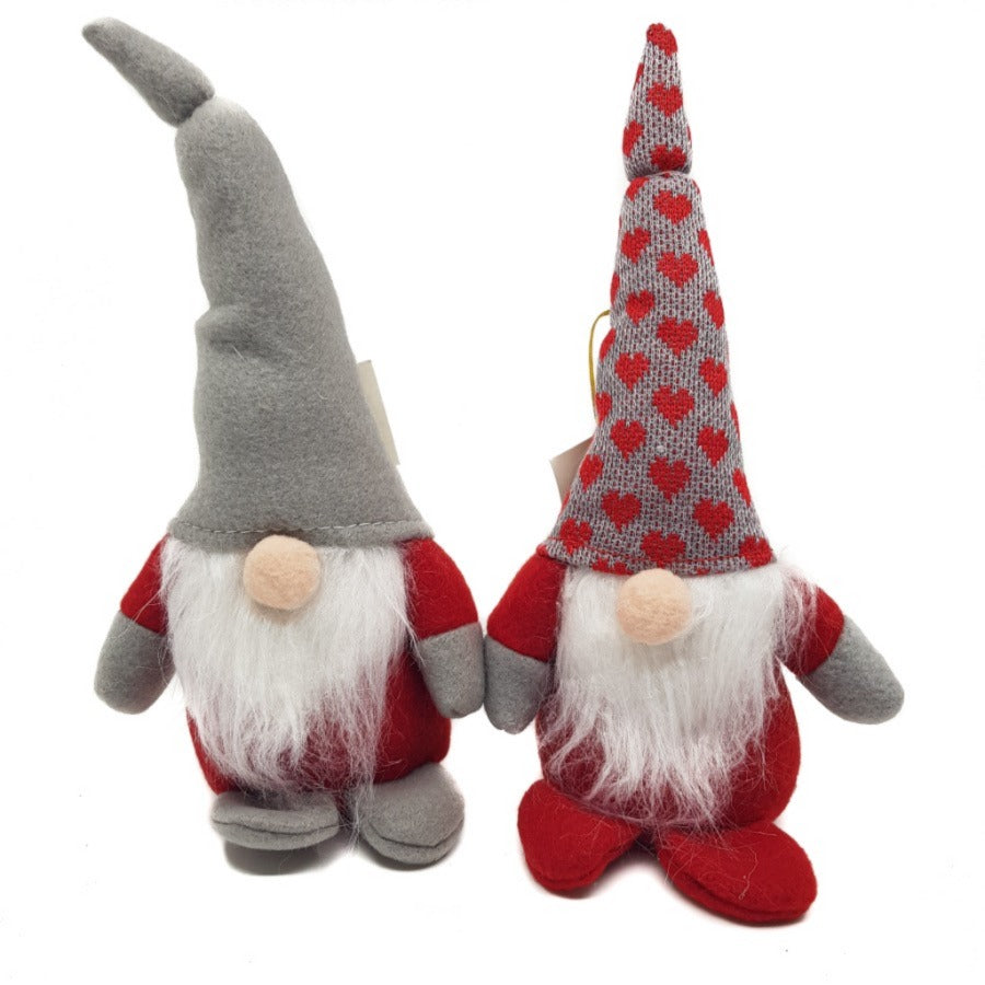Xmas Nordic Soft Gnome 20cm Sitting