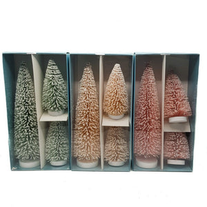 Xmas Premium Tree Set 30/15x2cm S/3