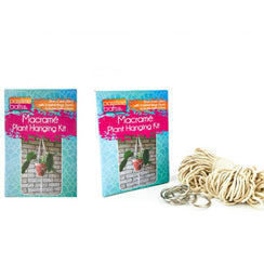 Macrame Plant Hanging Kit Met/Rng-P