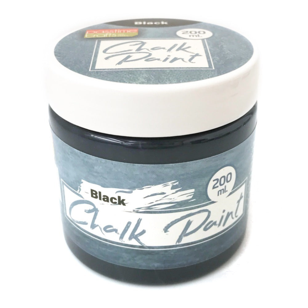 Chalk Paint 200ml Tub- Black-P
