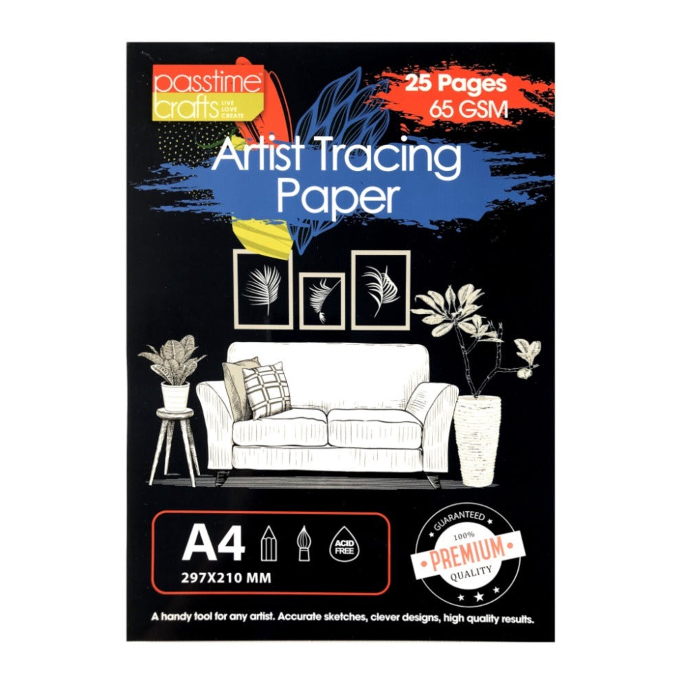 Artist Tracing Paper Pad/25pg/65gsm
