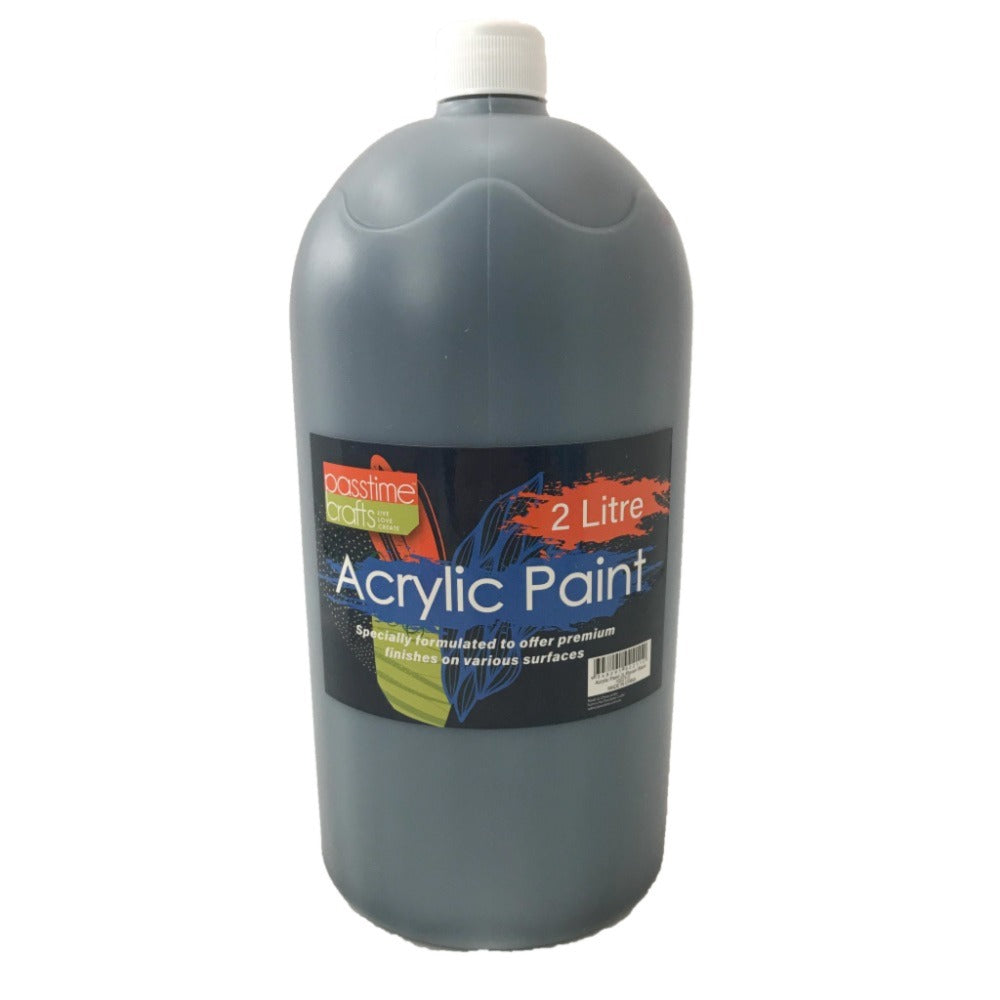 Acrylic Paint 2L/Raven Black-D