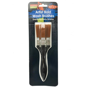 Artist Wash Brush S/3- 5/2.5/1.2cm