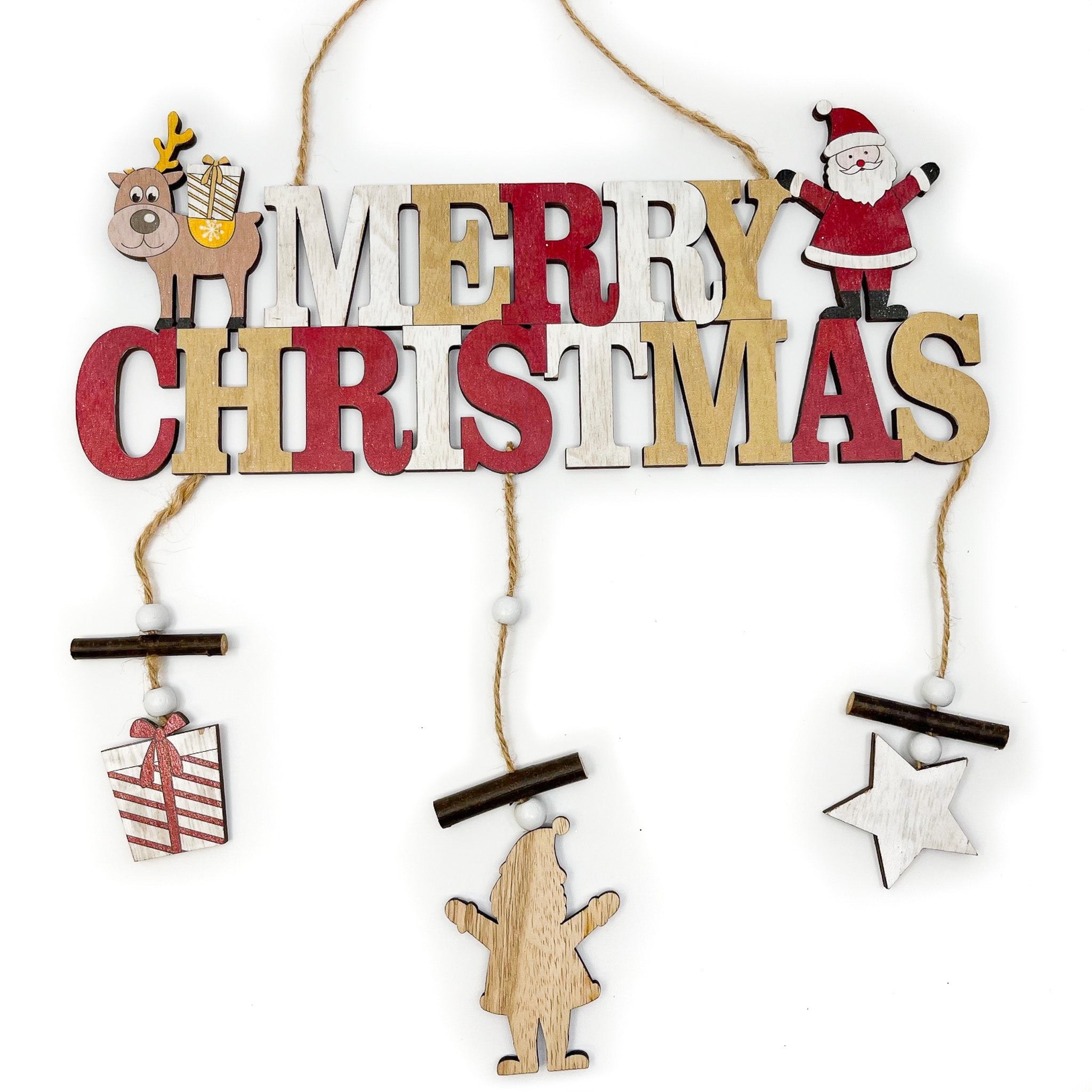 Xmas L/Cut MC Hang Sign 30cm