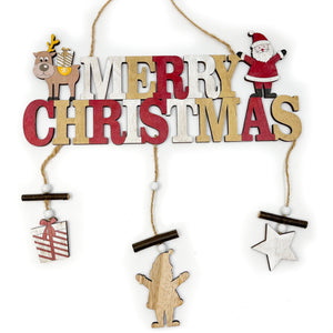 Xmas L/Cut MC Hang Sign 30cm