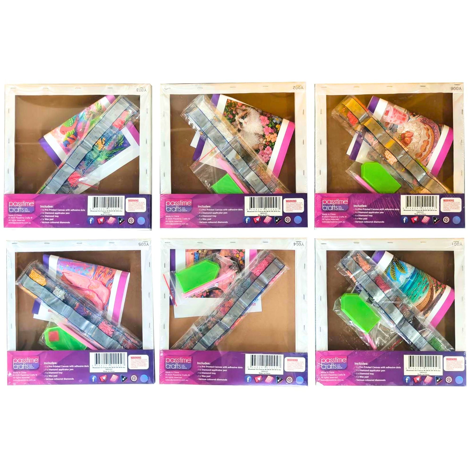 Diamond Art Stretched Canvas - New designs!