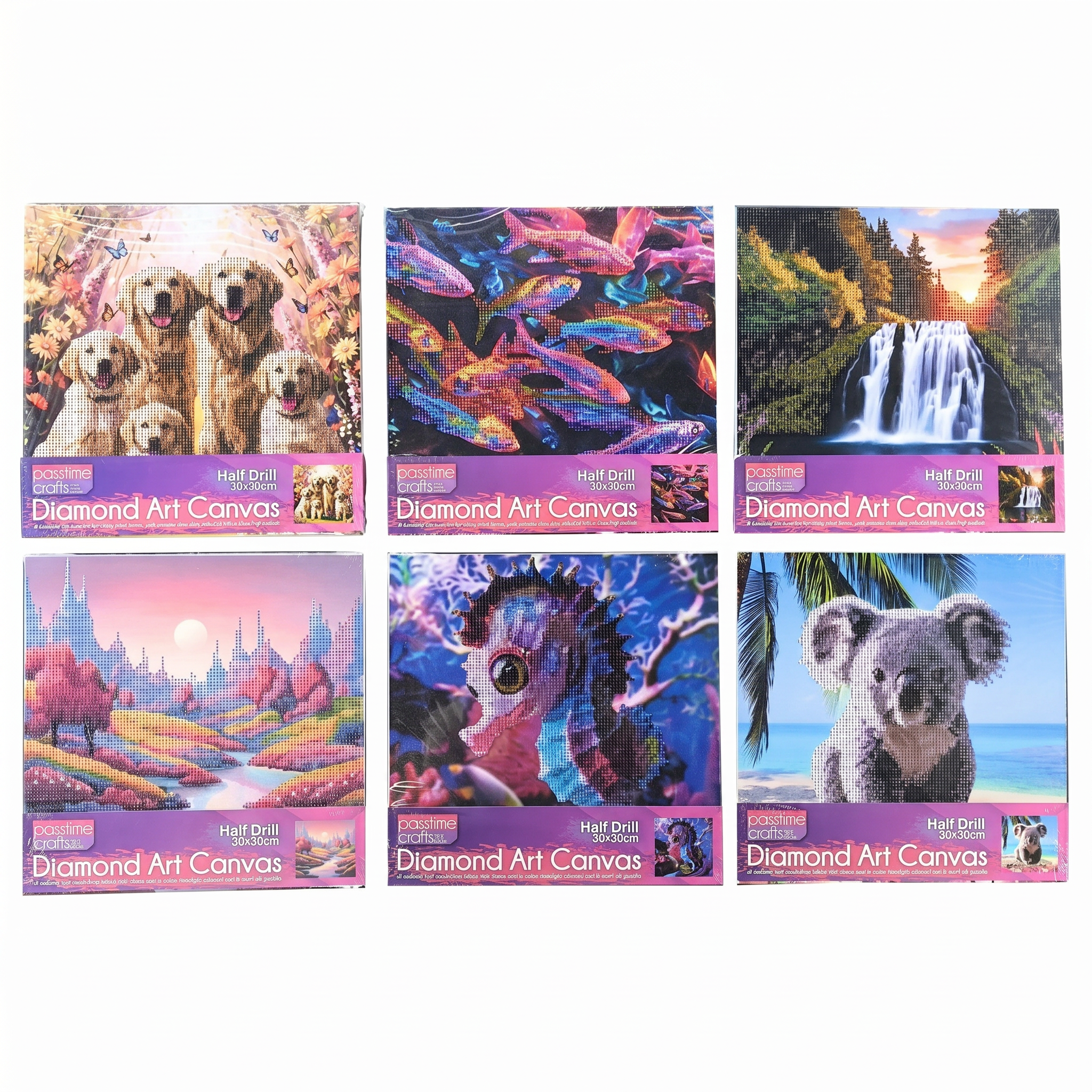 Diamond Art Stretched Canvas