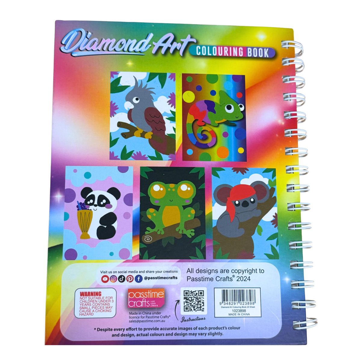 Diamond Art x Colouring Book – Passtime Crafts