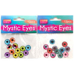 Craft Mystic Eyes 15mm Pkt 12