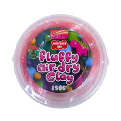 Fluffy Air-Dry Clay Tub 150g/Red